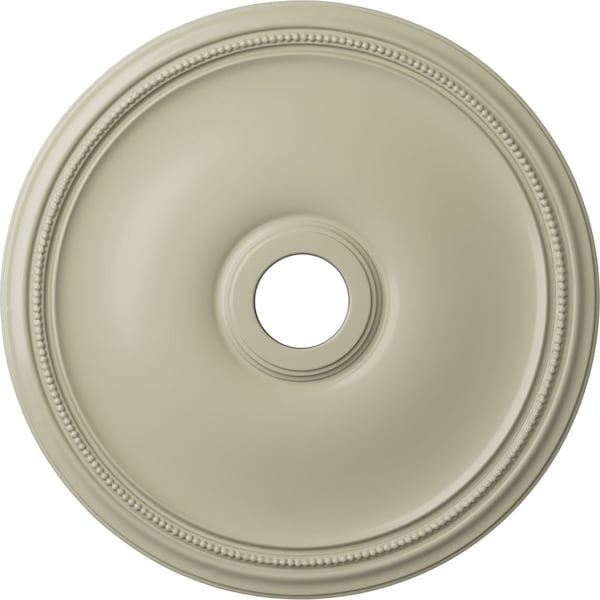 Ekena Millwork Theia Ceiling Medallion (Fits Canopies up to 6 3/4"), 24"OD x 3 5/8"ID x 1 3/4"P, Clear Yellow CM24THCYF - main